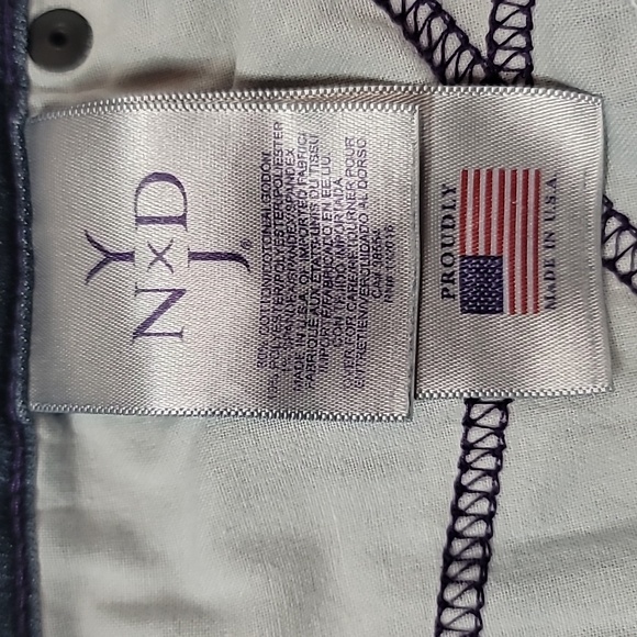 NYDJ Women's Alisha Fitted Ankle Pant Made in USA Size 12 Style #10610T - Picture 11 of 16